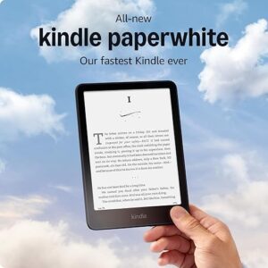 All-new Amazon Kindle Paperwhite (16 GB) – Our fastest Kindle ever, with new 7″ glare-free display, and weeks of battery life – Without loc…