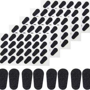 60 Pairs Adhesive Eyeglass Nose Pads Soft Foam Nose Pads Self Anti-Slip Eyeglass Nose Pads Thin Nosepads for Eyeglasses Sunglasses (Black)