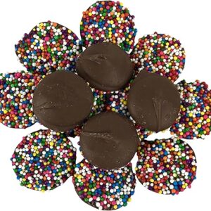 Milk Chocolate Rainbow Nonpareils, 1 Pound