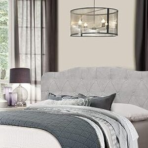 Hillsdale Furniture Nicole Headboard Without Frame Full/Queen Glacier Gray