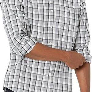 Amazon Essentials Men’s Long-Sleeve Poplin Shirt