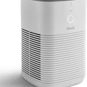 LEVOIT Air Purifier for Home Bedroom, Fresheners Filter Small Room Cleaner with Fragrance Sponge for Smoke, Allergies, Pet Dander, Odor, Dust Remover, Office, Desktop, Table Top, 1 Pack, White