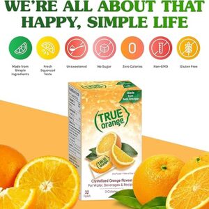 TRUE ORANGE Water Enhancer (32 Packets)