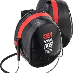3M Peltor Optime 105 Behind-the-Head Earmuff, Factory, One Size