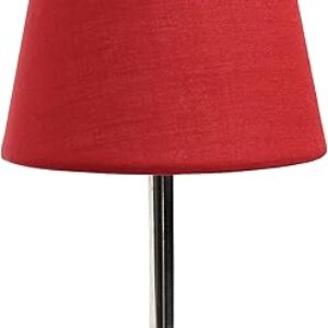 LT2013-RED Mini Sand Nickel Table Lamp