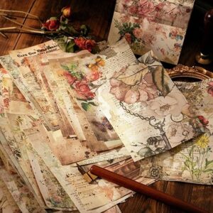400 PCS Scrapbook Paper Journaling Scrapbooking Supplies Kit Aesthetic Decorative Craft Paper Cottagecore Picture Frames Aesthetic Decor Ar…