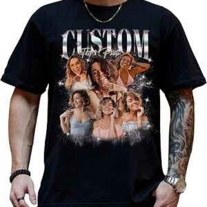 Custom Girlfriend Face Shirt for Men