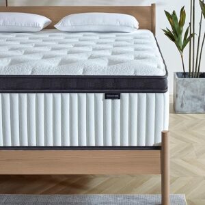 Full Size Mattress, 12 Inch Memory Foam, Independent Spring, Soft and Comfortable Medium Firm Hybrid Mattress in A Box, Pressure Relief