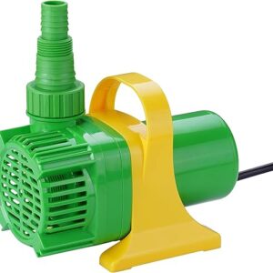 1/3HP 3200GPH Electric Aquarium Submersible Pond Filter Pump for Fish Tank Garden Fountain Waterfall Koi Salt Fresh Water Hydroponic Systems