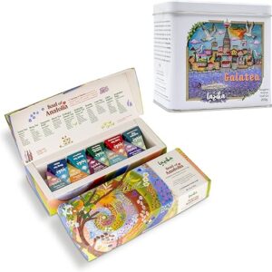 Lazika Herbal Tea Variety Pack and Early Grey Tea Set, Black, Green Herbal Tea Assortment and Earl Grey for Tea Lover
