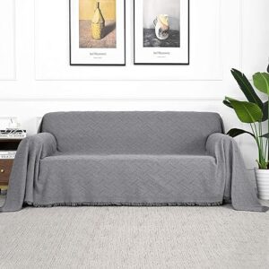 MYSKY HOME Couch Cover Sofa Covers for 3 Cushion Couch Sofa Protector Sectional Sofa Couch Cover for Pets Sofa Throws Living Room Geometric…