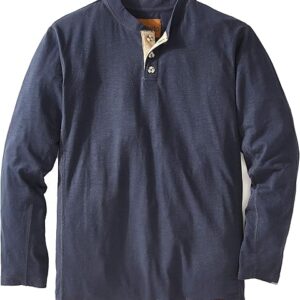 Venado Men’s Flex Henley Long Sleeve Shirt