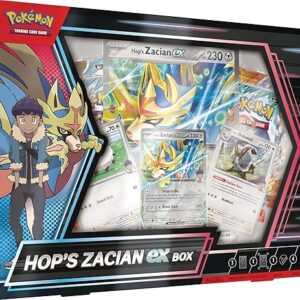 Pokemon TCG: Hop’s Zacian ex Box – 4 Packs
