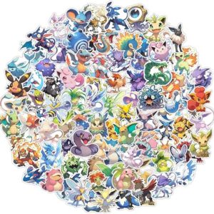 GTOTd Cute Cartoon Monster Stickers (100 pcs)