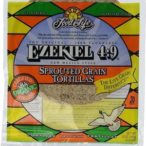 Ezekiel, 10 inch Sprouted Grain Tortillas, 12 oz (Frozen)