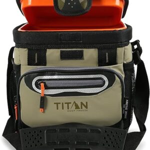 Titan Deep Freeze Cooler Zipperless Hardbody Cooler – Deep Freeze Insulation, HardBody Liner, and SmartShelf