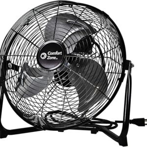 Comfort Zone 12” High Velocity Floor Fan
