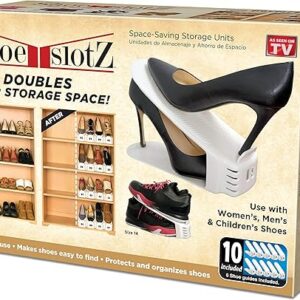 Space-Saving Storage Units in Ivory | As Seen on TV | No Assembly Required | Limited Edition Price Club Value Pack, 10 Piece Set