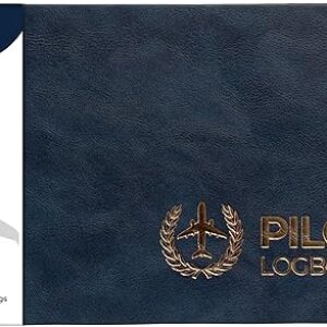 Clever Fox Pilot Logbook – Hardcover Flight Log Journal for Professional & Student Pilots – Aircraft Record Book, Aviation Gifts & Gear (Sk…