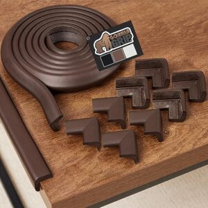 Gorilla Grip Baby Furniture Bumpers, Brown