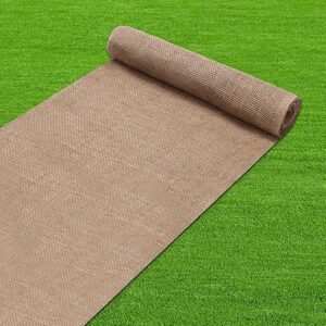 butarfe 40”x24 Feet Burlap Garden Fabric Natural Burlap Tree Wrap Rolls Weed Barrier Erosion Control Multipurpose Burlap Fabric Roll Premium…