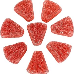 Cozy Confections Gummy Pink Grapefruit Slices – Made with Real Grapefruit, 1 Pound