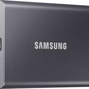SAMSUNG T7 Portable SSD, 1TB External Solid State Drive, Speeds Up to 1,050MB/s, USB 3.2 Gen 2, Reliable Storage for Gaming, Students, Prof…