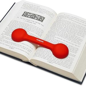 Bookmark/Weight-Page Holder-Holds Books Open and in Place-RED-by Superior Essentials