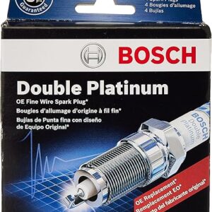 BOSCH 8110 Double Platinum Spark Plugs – 4 Pack