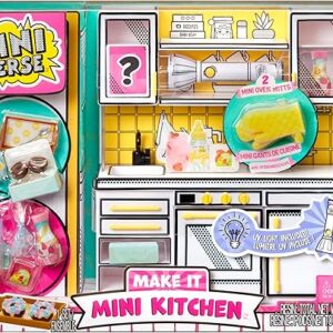 MGA’s Miniverse Make It Mini Kitchen, Kitchen Playset, w/UV Light, Collectibles, DIY, Resin Play, Exclusive, Mystery Recipe, Mini Oven Mitts, NOT …