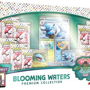 Pokemon TCG: Blooming Waters 151 Premium Collection – 12 Packs, Promos