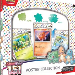 Pokemon TCG Scarlet & Violet 3.5 Pokemon 151 Poster Collection