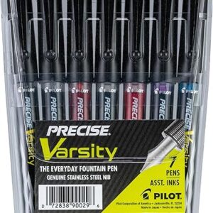 PILOT Precise Varsity Fountain Pens 7-Pack