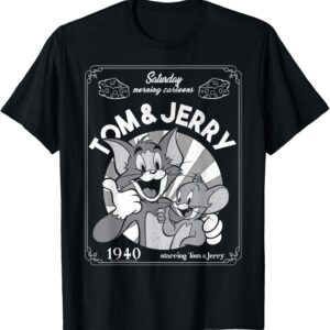 Tom and Jerry 1940 Portrait T-Shirt