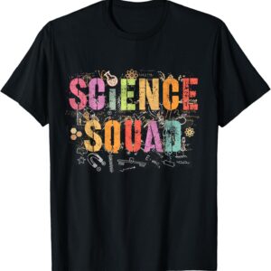 Vintage SCIENCE SQUAD Technology Teacher Team Student STEM T-Shirt