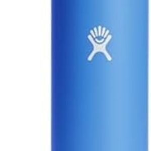 HYDRO FLASK Wide Mouth Chug Cap vacuum insulated stainless steel water bottle with leakproof closeable lid for cold water drinks, sports, t…