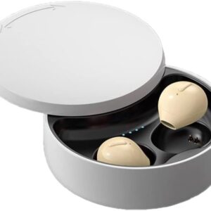 Invisible Earbuds Small Mini Wireless Bluetooth Earpiece Phone Discreet Earbud for Music, Home, Work