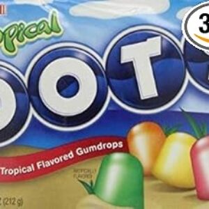 Tropical Dots Assorted Gumdrops Candy (Pack of 3) 7.5 oz Theater Boxes