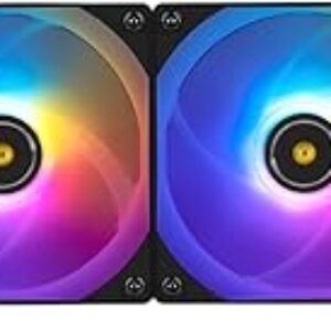 Thermalright Frozen Prism 360 Black ARGB CPU Liquid Cooler,Efficient PWM Controlled Pump 3300RPM,3×TL-E12 Series PWM Fan,Water Cooling Comp…