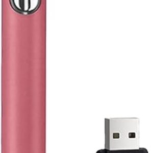 Thread Soldering Iron Kits 3 Gear Adjustable Voltages 350mAh Battery Cart Pen with USB Adapter Welding Tool Kits Pink