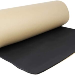 uxcell 315mil/8mm 16.36sqft Universal Car Heat Insulation Pad Underlay Foam Self-Adhesive Sound Deadening and Auto Dampening Mat 60″x 40″ B…