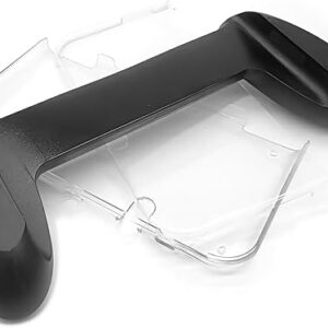 Custom Black Hand Grips & Crystal Cover