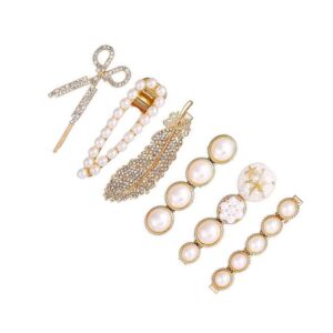 Trendy Pearl Hair Clips for Women