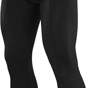 Runhit Men’s Compression Pants Running Tights Workout Leggings Athletic Base Layer Pants for Sports Yoga Basketball