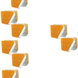 5sets Road Reflective Markers Highway Guardrail Reflectors Easy Install Delineators 2pcs*5