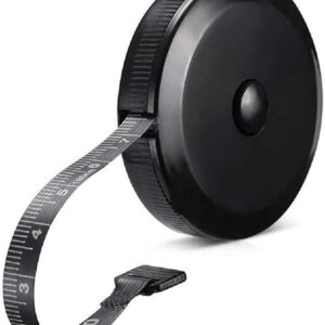 GDMINLO Soft Tape Measure Retractable Measuring for Body Fabric Sewing Tailor Cloth Knitting Craft Weight Loss Measurements Retractable Bla…