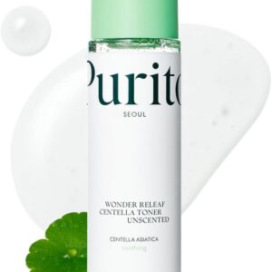 PURITO Seoul Wonder Releaf Centella Toner Unscented Korean Centella, for Sensitive Skin, Soothing, Facial Toner for face, K-Beauty, 200ml 6…