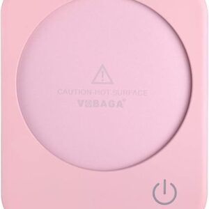 VOBAGA Coffee Mug Warmer with 4 Hours Auto Shut-Off, Coffee Warmer Plate for Office Home Desk Use with 3 Temperature Settings, Electric Cup…