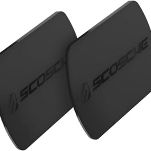 Scosche MPLT54T-2PKBP0 MagicMount Replacement Plate Kit for Magnetic Car Phone Mount Holder, Metal Plates w/Extra Strength Hold for Smartph…