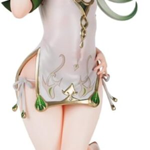 Nahida Figure Statue, 17CM Cheongsam Style Girl Figure Model Anime Game Action Figure Nahida Sculpture, Handmade Collectible Desktop Decora…